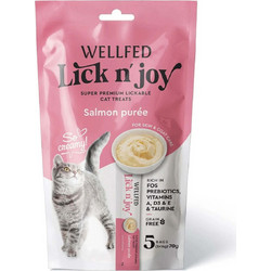 Wellfed Lick N' Joy with Salmon 5x14gr