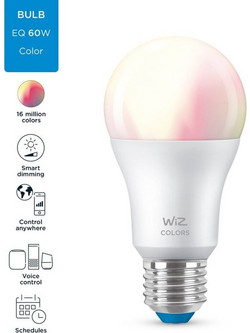 WiZ Smart Λάμπα LED 8W για Ντουί E27 RGB 806lm