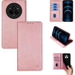 Sonique Vintage Magnet Wallet Θήκη Πορτοφόλι Ροζ Χρυσό (Realme 14 Pro 5G)