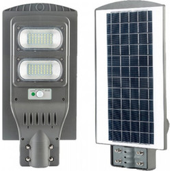 INTEGRATED SOLAR LED STREETLIGHT 60W SENSOR+REMOTE