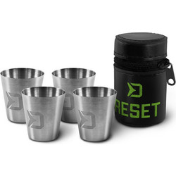 Stainless steel cup set Delphin RESET 4in1