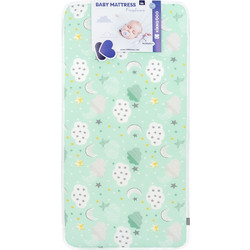 KikkaBoo Fantasia Plus Clouds Mint Στρώμα Foam Κούνιας 70x140x8cm