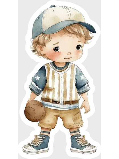 Αυτοκόλλητο Baseball Boy st1469
