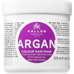 Kallos KJMN Argan Color Μάσκα Μαλλιών για Προστασία Χρώματος για Βαμμένα Μαλλιά 275ml