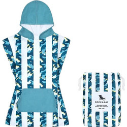 Dock & Bay Cool Camo Πόντσο Θαλάσσης Microfiber Μπλε