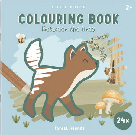 Little Dutch Βιβλίο Ζωγραφικής Forest Friends