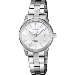 Citizen Elegance Γυναικείο Ρολόι με Ασημί Μεταλλικό Μπρασελέ EU6070-51D