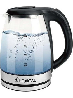 Lexical LEK-1407 Γυάλινος Βραστήρας 1.8lt 1500W