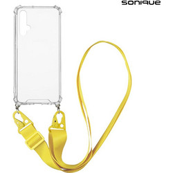 Sonique Armor Θήκη (Honor 20 / Nova 5T) με Strap Κίτρινο