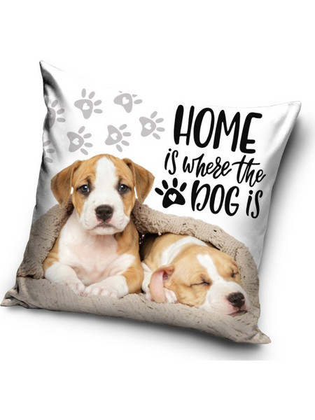 Dog Home cushion cover 40x40 cm Velvet