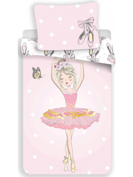Ballet Ballerina Bedding Set 140x200cm, 70x90 cm
