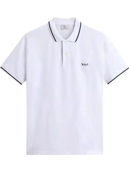 Woolrich Monterey Ανδρική Μπλούζα Polo Λευκή CFWOPO0066MRUT2556-8041W
