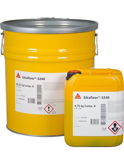 Sikafloor 3240 Στρώση καταπόνησης (A+B) RAL7032/ 7035ca 25Kg 020.02730