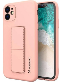 Wozinsky Kickstand Flexible Back Cover Pink (Samsung Galaxy A32)