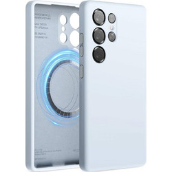 Θήκη Samsung Galaxy S25 Ultra Elago Magnetic Silicone Case Premium Σιλικόνης με MagSafe - Light Blue (EGS25MSSC68-LBL)