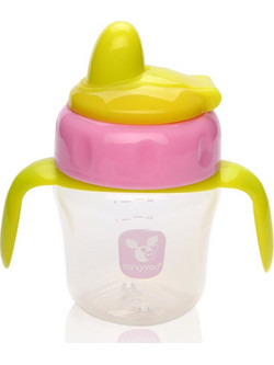 Cangaroo Εκπαιδευτικό Ποτηράκι Ροζ 150ml