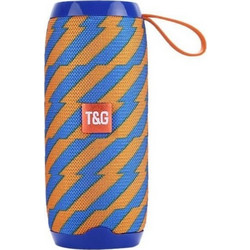 T&G TG-106 Ηχείο Bluetooth 10W Μπλε Πορτοκαλί