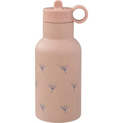 Fresk Dandelion Παιδικό Μπουκάλι Θερμός Ανοξείδωτο BPA Free με Καλαμάκι Μπεζ 350ml