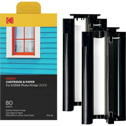 Kodak PHC-80 - Glossy Photo Paper (10x15cm) for WLAN Kodak Photo Printer (Dock Plus)