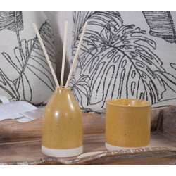 ΑΡΩΜΑΤΙΚΟ ΚΕΡΙ JASMINE SHADES 180gr NEF-NEF HOMEWARE MUSTARD