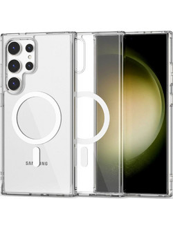 Magsafe Back Cover Σιλικόνης Διάφανο (Galaxy S24 Plus)