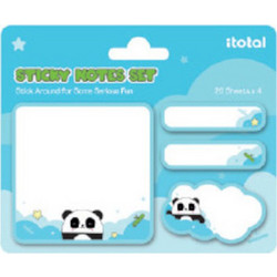 Χαρτάκια i-Total Sticky Memo Set Panda XL3113