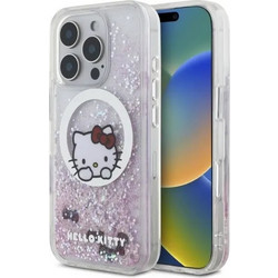 Hello Kitty Liquid Glitter Sweet Kitty Bows MagSafe iPhone 16 Pro Case - White - (Hel000149-0)