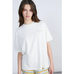 24COLOURS T-Shirt Γυναικεία Κοντομάνικη Μπλούζα Cotton Relaxed Fit - White 12353c.ow