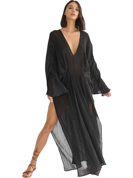 STUDIO TIA W CORA KAFTAN - CORA-BLACK