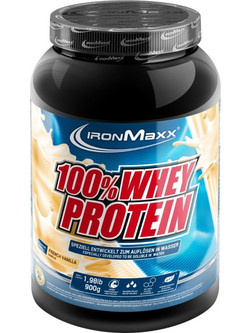 Ironmaxx 100% Whey Protein French Vanilla Πρωτεΐνη Ορού Γάλακτος 900gr