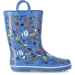 Trespass Apolloton Kids Welly Comic Blue UCFOBOTR0003-CB1