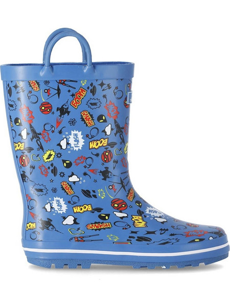 Trespass Apolloton Kids Welly Comic Blue UCFOBOTR0003-CB1