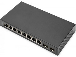 Digitus DN-80067 Unmanaged L2 Switch με 8 Θύρες Ethernet 1000Mbps και 2 SFP θύρες