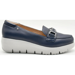Loafers Γυναικεία Stonefly Plume 37 σε μπλε δέρμα nappa 222328 144