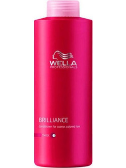 Wella Brilliance Fine Normal Hair Conditioner για Προστασία Χρώματος & Επανόρθωση για Λεπτά & Βαμμένα Μαλλιά 1lt