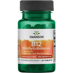 Swanson B12 5000mcg 60 Ταμπλέτες