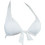 Rock Club Bikini Top Τριγωνάκι με Ενίσχυση Λευκό BP-2064-016