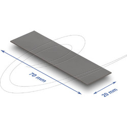 Thermal Pad Delock 70x20x0.75 mm για Μ2 (18473) - Γκρι 18473