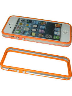 Volte-Tel Bumper Θήκη iPhone SE / 5 Transparent / Orange