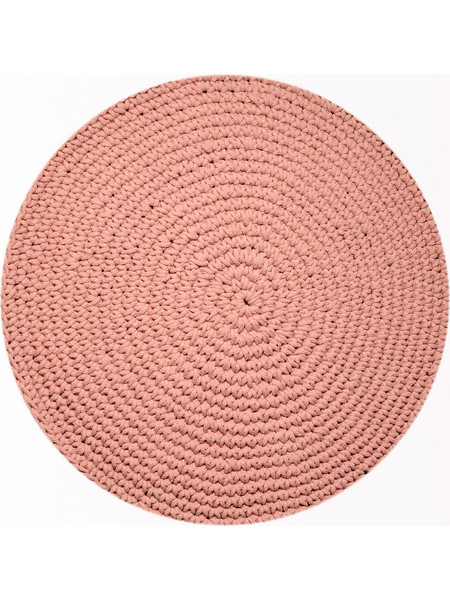 Tzikas Carpets Ring Χειροποίητο Χαλί Στρογγυλό Καλοκαιρινό Βαμβακερό 160cm 55143-055