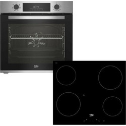 Beko Φούρνος Ηλεκτρικός Άνω Πάγκου 71lt 59.4cm BBIE12300XD με Κεραμικές Εστίες HIC64400T