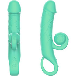 Clit Stimulator & G-spot Rabbit Vibrator Cyan