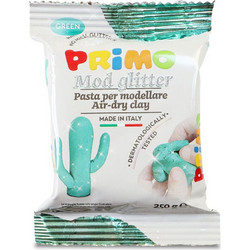 Primo Πηλός Glitter Green 250gr (28510MOD2508)