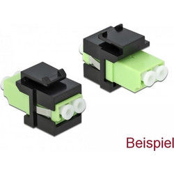 Keystone cover black for fibre couplers (10 pieces)