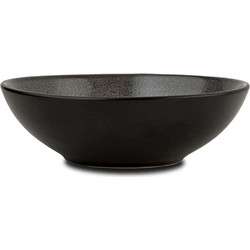 Μπωλ Δημητριακών Skylar 10-017-046 Φ18x5,6cm Black-Grey Nava Πηλός