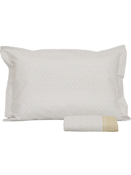 Anna Riska Σεντόνι Υπέρδιπλο Βαμβακερό 240x270 Mix & Match 85 Μπεζ