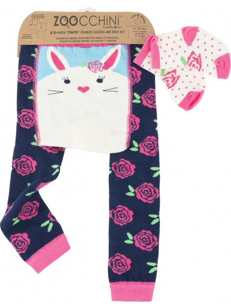 Grip Easy Crawler Pants & Socks Set - Bella the Bunny - 12-18