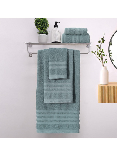 Πετσέτες Μπάνιου (Σετ 3τμχ) 100% Βαμβάκι Blanca Green 500gsm