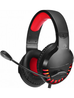 Marvo HG8932 Gaming Headset Over Ear Black Red