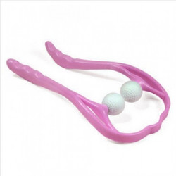 Συσκευή Μασάζ Αυχένα Ball Roller Neck Massager - Ροζ